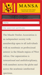 Mobile Screenshot of mandestudies.org